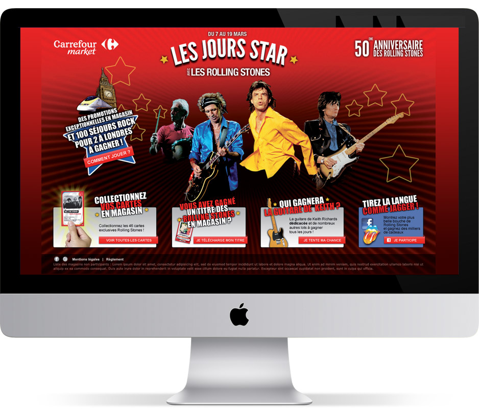 Carrefour Market - Les Jours Stars avec les Rolling Stones